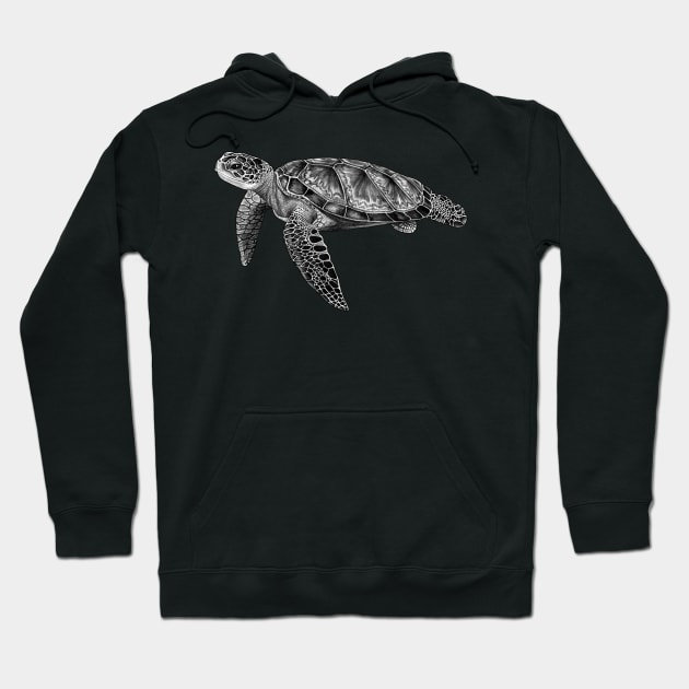 Sea Turtle Hoodie by Tim Jeffs Art